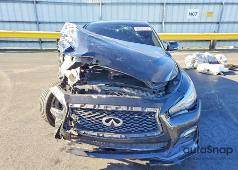 2018 Infiniti Q50 Luxe z USA, uszkodzony, nr VIN JN1EV7APXJM359641